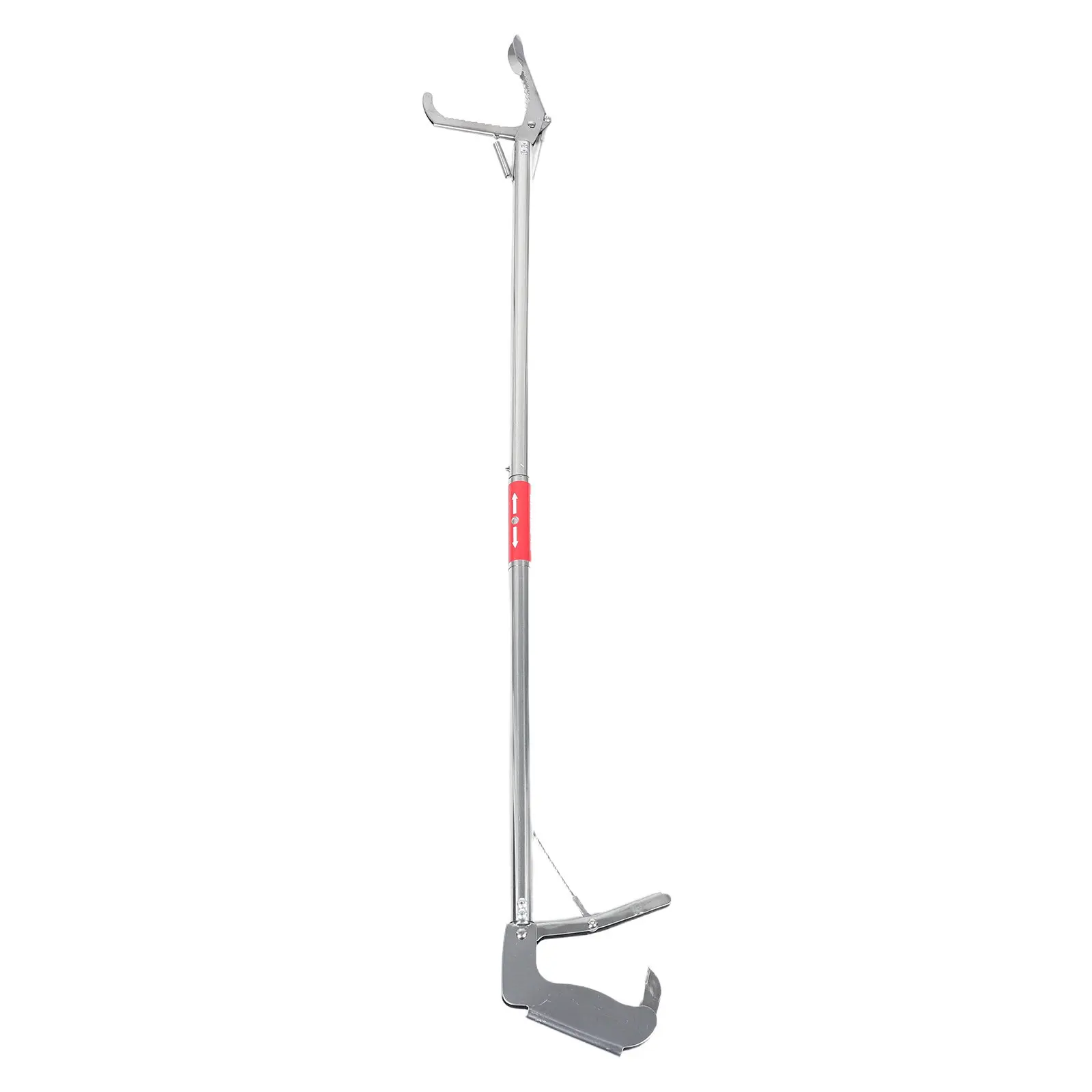 100Cm Stainless Steel Crab Tools Folding Snake Tongs Wide Jaw Ergonomic Comfort for Crab Catching Eel Handling Lobster Clip