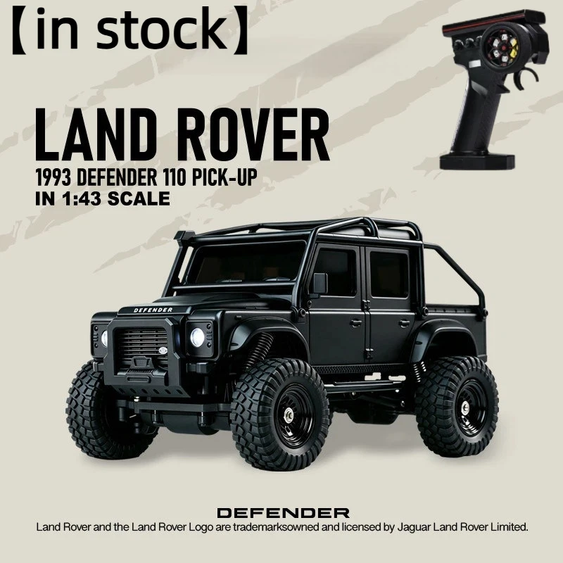 New 1/43 Desktop Series Remote Control Car Defender110 4wd Climbing Car Full Scale Rc Modified Off Road Model Boy Toy
