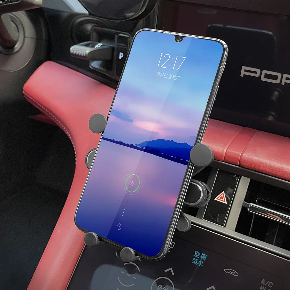 For Geely Geometry C Emgrand ec7 Tugella Coolray gx3 gc6 x7 Gravity Car Phone Holder Air Vent Clip Mount Mobile Cell Phone Stand