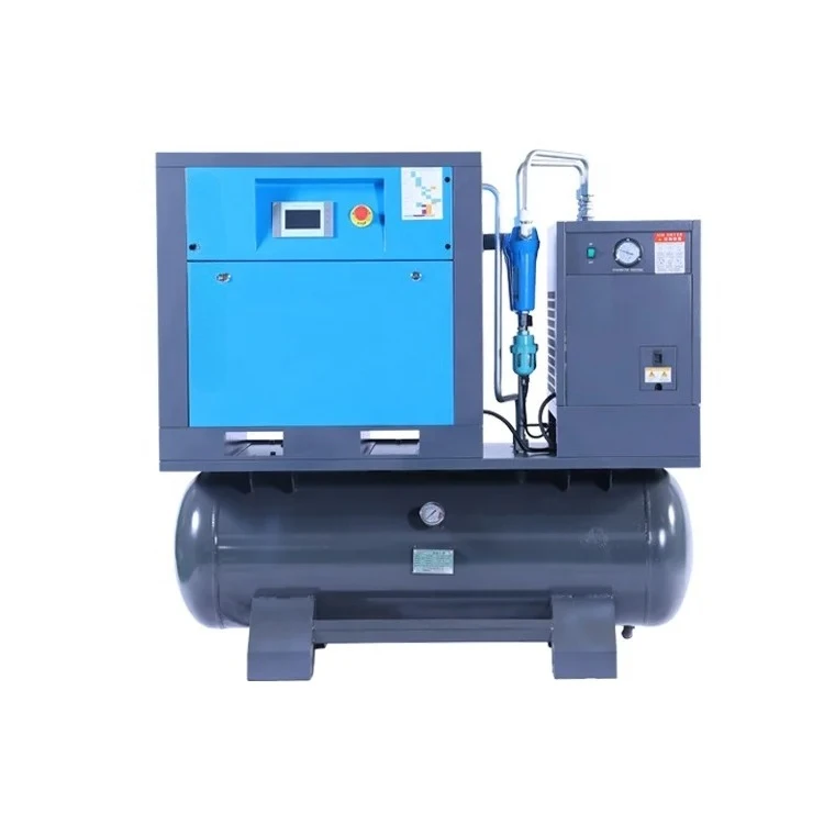 5.5KW 7.5HP VSD Screw Air Compressor All-in-One Integrated Industrial Compressor