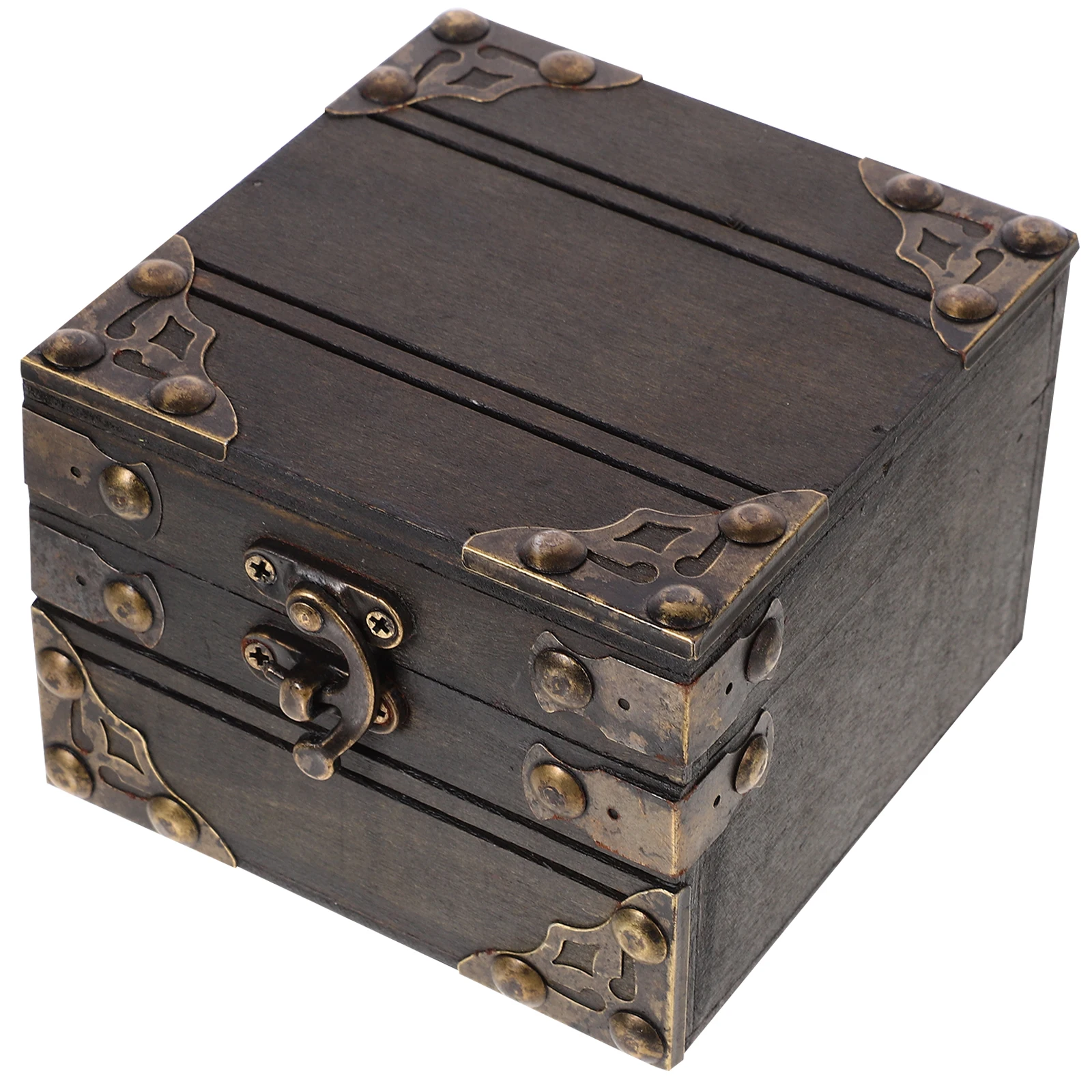 

Retro Wooden Storage Box for Necklace Earrings Jewelry Gift Packaging Prop 6400C 01 A Style Gray Home Decor Display Box Chest