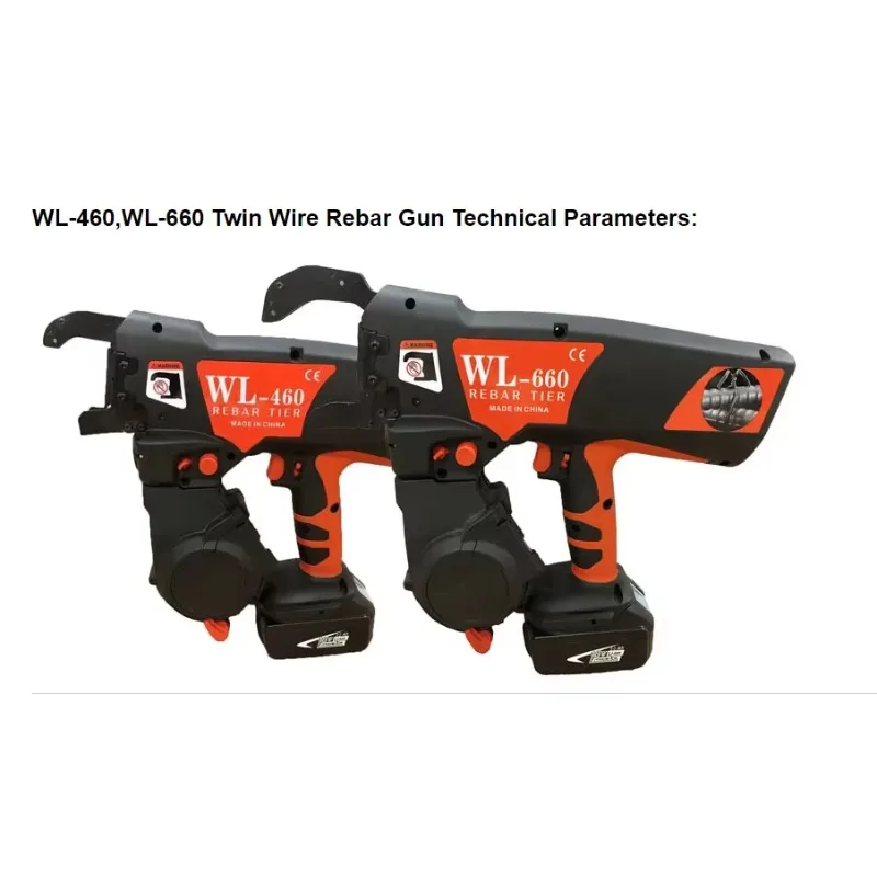 

2025New Arrival 2022 Gleery China Wl-460/660 Twin Wire Automatic Rebar Tying Machine Double Brushless Motor Rb441t, Rb611t Max