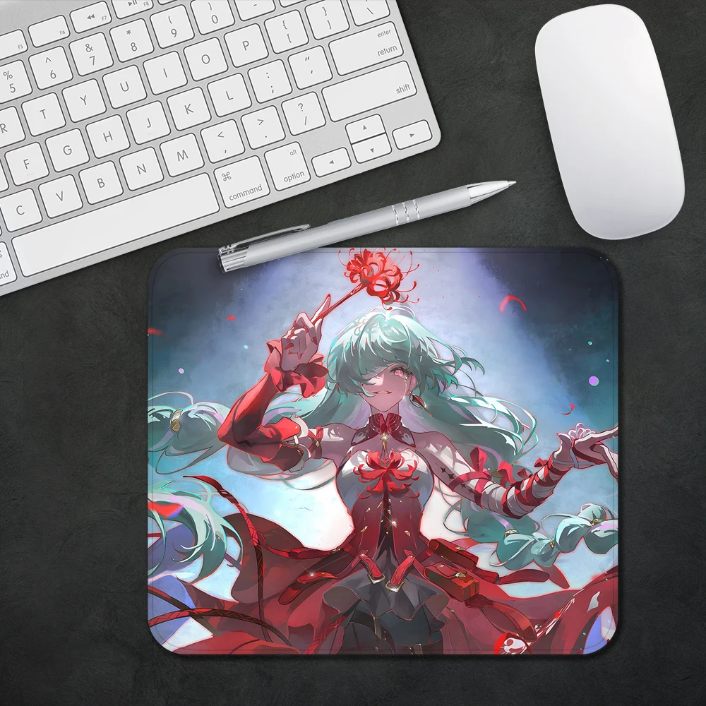 W-Wuthering Waves Gaming Mouse Pad XS Small Mousepad For PC Gamer Desktop Decoration Office Mouse Mat Deskmat Rug