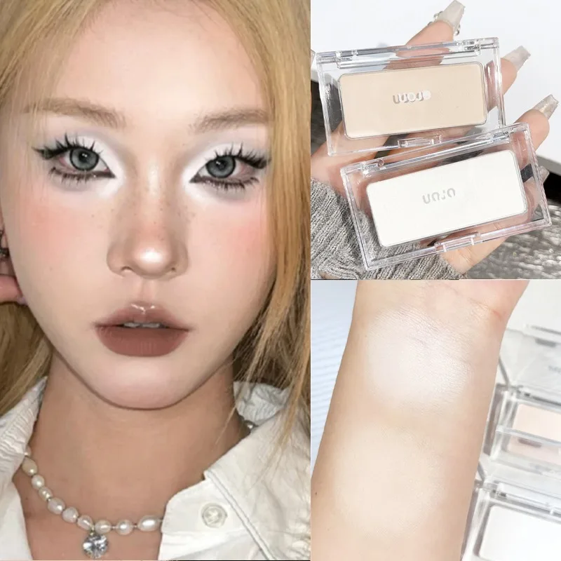 Monochrome White Matte Eyeshadow Palette Lasting Waterproof Beige Brighten Eye Head Lying Silkworm Highlighter Makeup Cosmetics