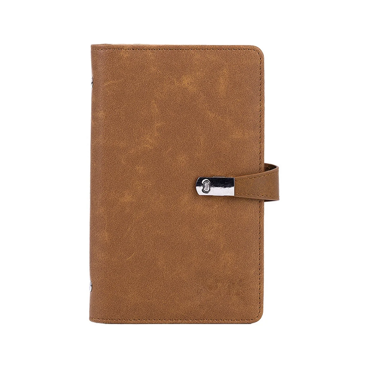 

Card Book Holder Organizer, Portable Business Card Holder Book for Men&Women, 120 Card Capacity Name Card Booklet Brown