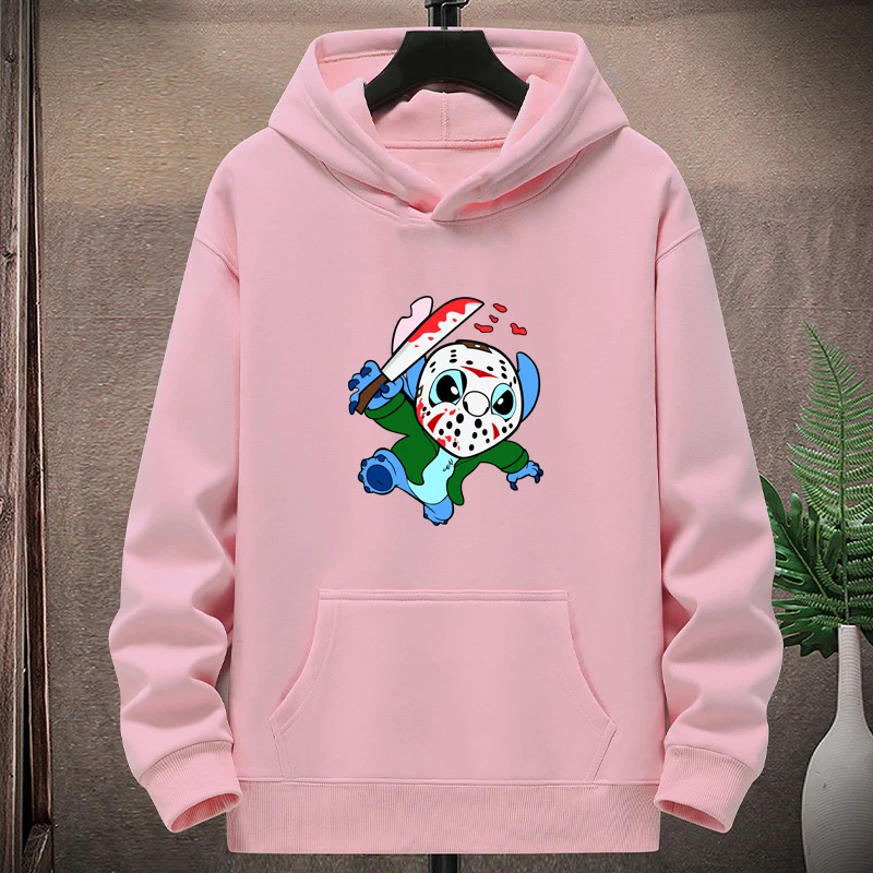 

2025 Disney Halloween Adult Children's Hoodie: Ghost Mask Print, Parent-child Dress Up Super Fashionable