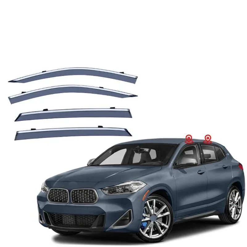 

Car Window Visor Rain Guard Side Window Deflector Awnings & Shelters For B.M.W. X2 2017 2018 2019 2020 2021 2022 2023