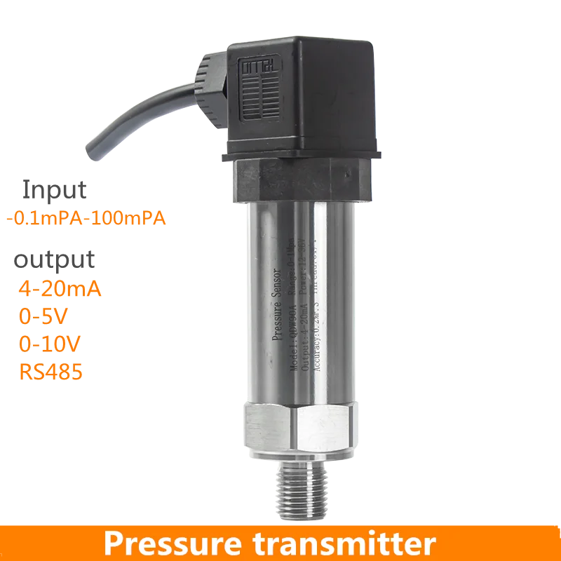 

Pressure Transmitter Sensor Digital 4 20mA 0-10V Hydraulic Gauge G1/4 NPT1/4 12-36V 0-1bar 10bar 16bar 60bar