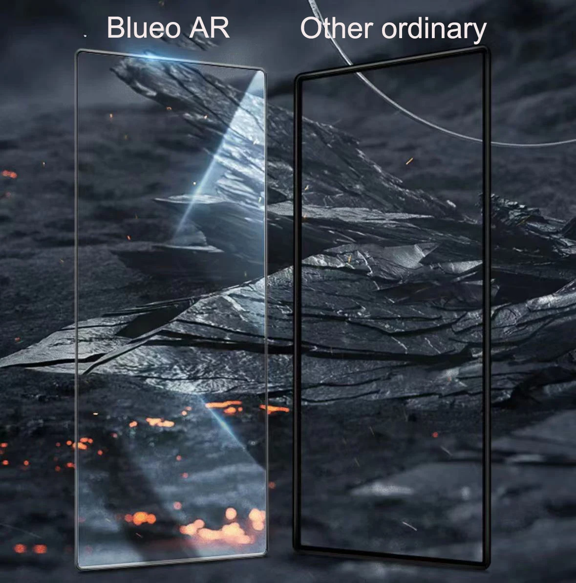 Blueo per samsung Glaxy 24 ultra Clear AR proteggi schermo in vetro HD antiriflesso per Samsung Galxy S24