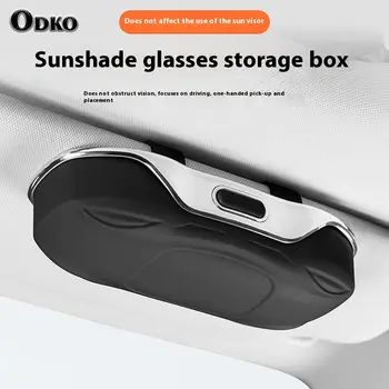 適用於凱迪拉克 XT4 XT6 CTS DTS STS XTS ATS BLS SLS CT5 的多功能汽車太陽眼鏡收納盒,植絨內襯 8 最佳銷售 凱迪拉克STS - №1