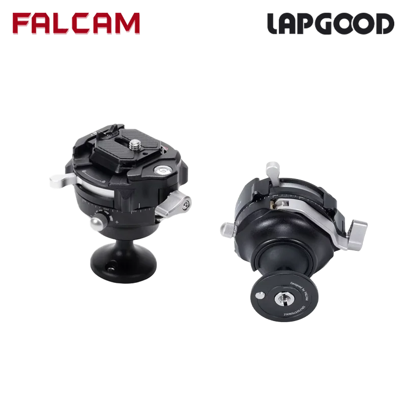 

FALCAM F38 Pro Быстросъемная шаровая головка с обратным креплением (320P) F38B4303 с адаптерами для винтов 3/8 и 1/4 дюйма
