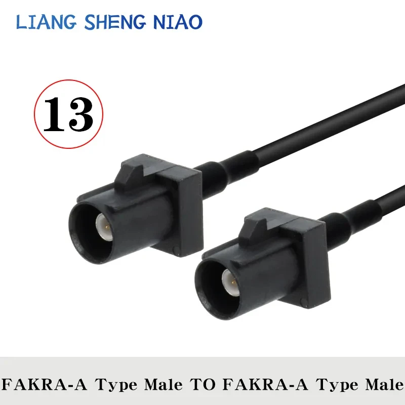 RG174 Coax Cable line FAKRA A TYPE TO SMA Male Female Coaxial cable Connector RF Crimp for Cable GPS Antenna 3G universal A TYPE