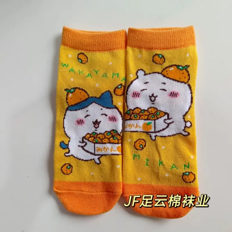 Chiikawa-Chaussettes en coton Anime pour femmes et filles, Chaussettes Kawaii, Dessin animé mignon, Doux, Confort coréen, Innovation, Cadeau pour enfants, Nouveau