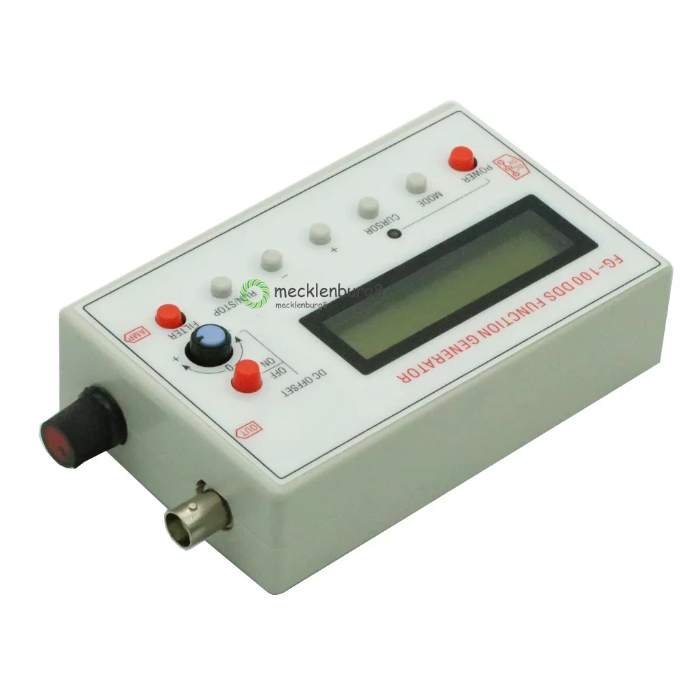 Digital DDS Função Módulo Gerador de Sinal, Display LCD, Seno, Triângulo, Quadrado, Onda, Cabo USB, DC 9V, 1602, 1HZ, 65534HZ