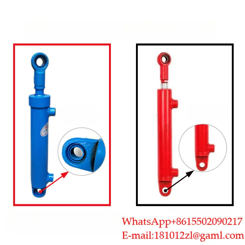 Hydraulic cylinder 3 tons hydraulic cylinder two-way small HSG50*28 oil cylinder double-acting forklift two-way hydraulic