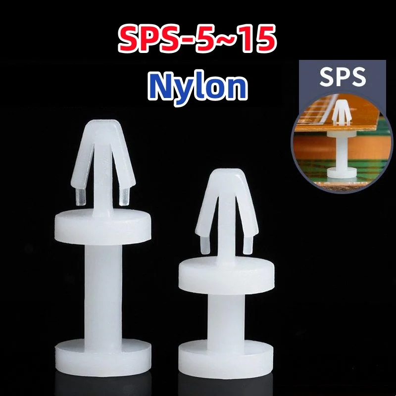 SPS Nylon Plastic 3.0mm Mount Hole PC Circuit Board Inserting Fixing Isolation Column Aircraft Head Spacer Support Spacing Fixed