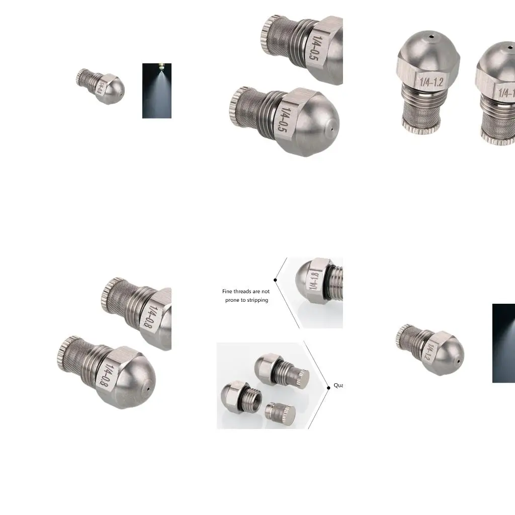  2pack Rustless Minimum Pressure Fine Fog Nozzles For Garden Watering Refrigerating Systems