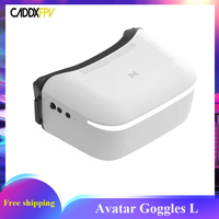 Caddx Walksnail Avatar HD Goggles L 1920x1080 4.5 Inch 4km Distance Head Tracking for RC Cars FPV Drones Fixed-wing