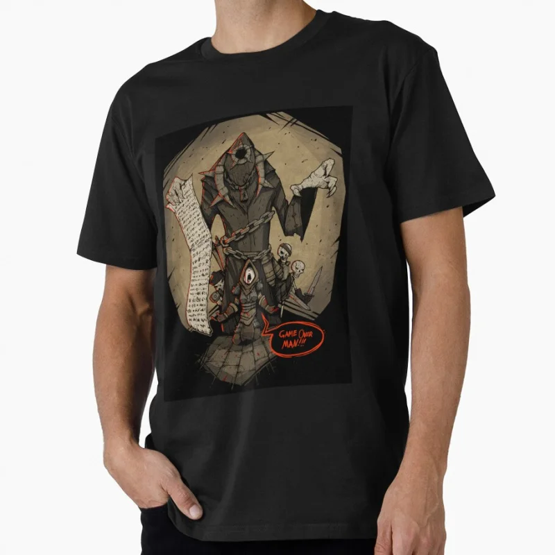 

1111 Darkest dungeon Retro Video game Anime gift t shirt for man Cartoon Graphic Clothes 100% cotton printed All size Tops