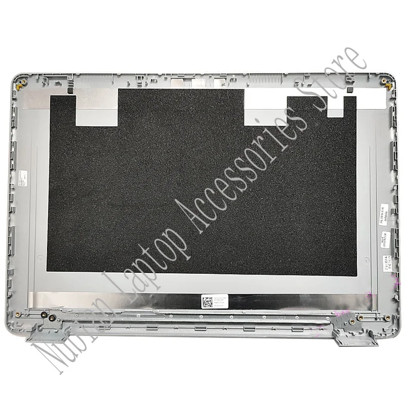 Imagem -03 - Nova Caixa do Portátil para Dell Inspiron 15 5584 P85f Lcd Capa Traseira Moldura Dianteira Dobradiças Encosto de Mãos Case Inferior Traseira Superior Capa Traseira Prata