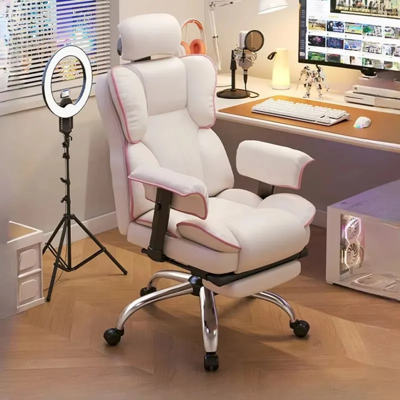 

Подлокотник Luxairy Executive Office Chair Lazy Nordic Design Удобный компьютерный офисный стул Fancy Kawaii Sillas De Oficina Furniture