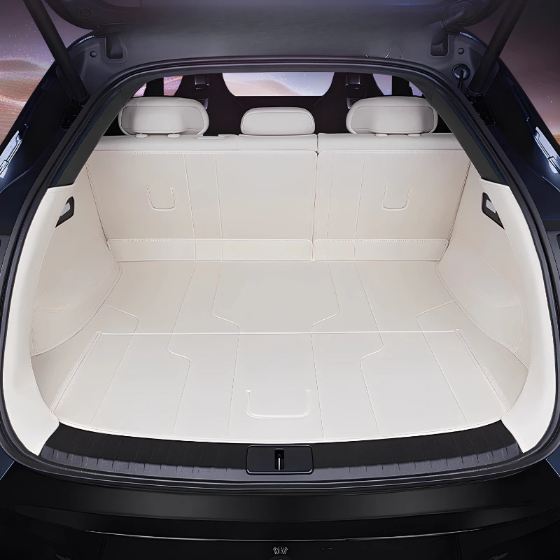 

Rear Trunk Mats Leather Anti-scratch All Weather Cargo Liner Trunk Protective Pad For Xiaomi YU7 2025 2026 Accessories