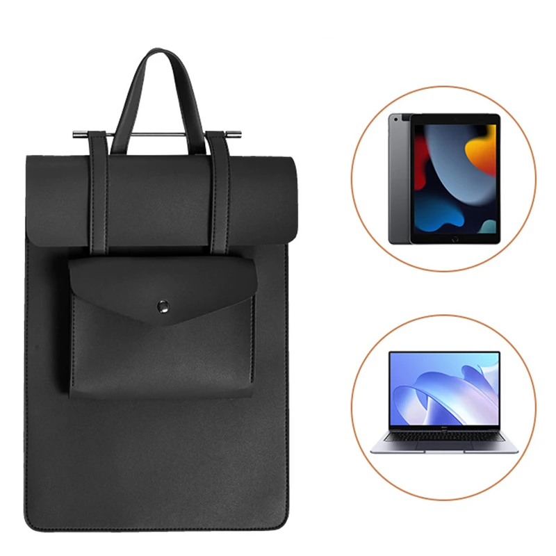 Custom Logo Business Briefcase Large Capacity Leather Portable Laptop Bag Woman Man USB Storage Bag Personalized Luxury Tote Bag