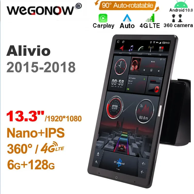 

1920*1080 Nano Ownice Android10.0 for Suzuki Alivio 2015-2018 Car Radio Audio 13.3'' IPS Rotatable 360 6G 128G Tesla Style