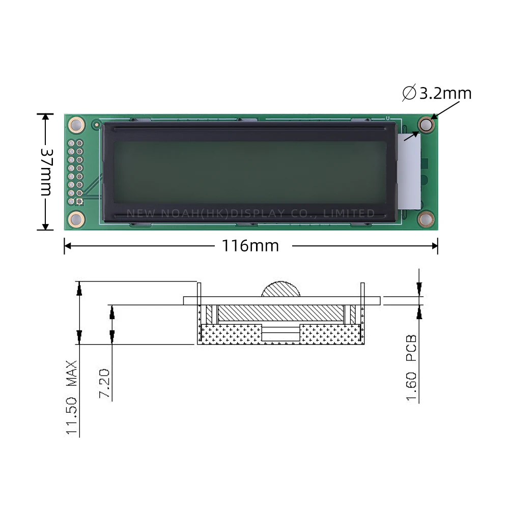 Écran à cristaux liquides russe, film gris, lettres noires, 200pipeline, écran LCD 2002, 2.6 amaran, 2 lignes, rick, personnalisation du support d'écran