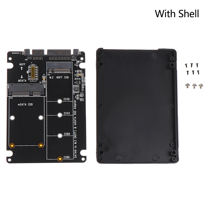 NGFF To SATA 3 External HDD Enclosure MSATA SSD Adapter M.2 SATA Protocol Adapter Board