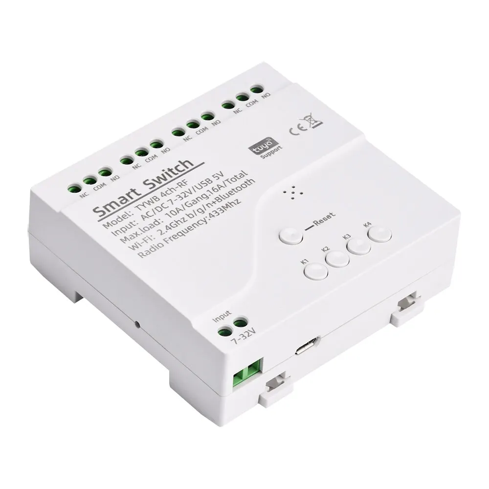 DC 5V-32V Intelligence WiFi Relay Module 5V 12V 24V Wireless WIFI Module Things Smart Home Remote Control Switch