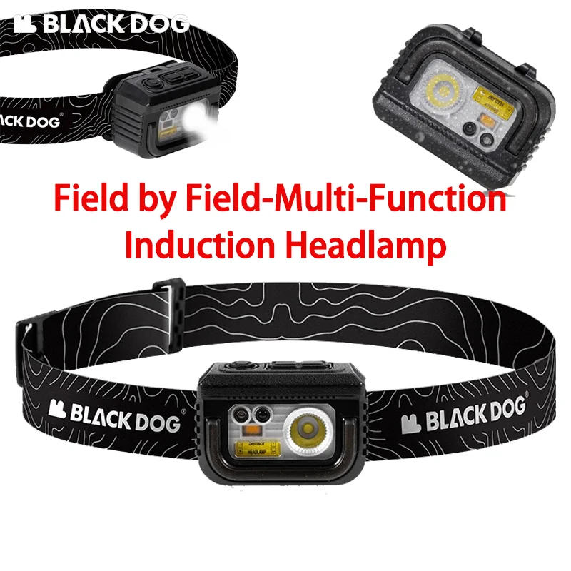 

Naturehike BLACKDOG Outdoor Headlight Strong Light Ultrabright Longlasting Linduction Lighting Camping Hiking Night Fishing Lamp
