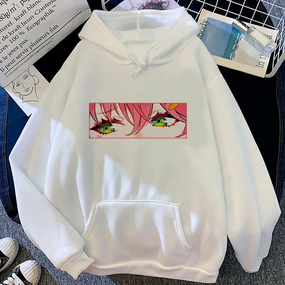 

Anime Eyes hoodies women Kawaii y2k aesthetic sweatshirts pulls female Fleece clothing