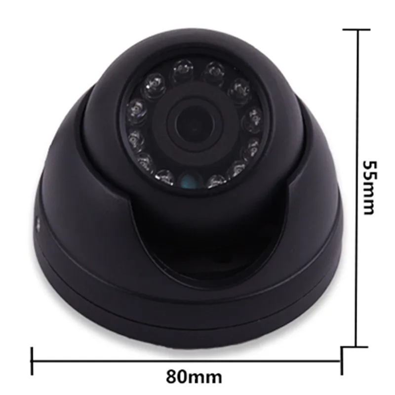 Cámara de seguridad Full HD 720P 960P 1080P Mini domo profesional de día o noche para vehículo de autobús