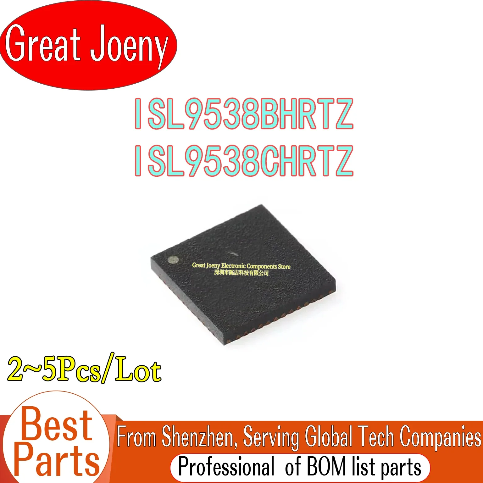(2-5piece)100% New ISL9538BHRTZ ISL9538BH 9538BHRTZ 9538BH ISL9538CHRTZ ISL9538CH 9538CH 9538CHRTZ QFN32 Chipset Bulk Best Price