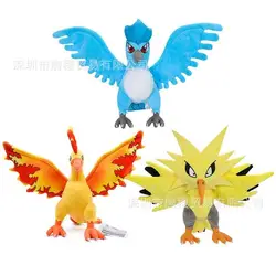 Moltres Plush Toys Pokemon Plush Stuffed Doll Cartoon Big Bird Peluche Christmas Present for Kids Gift