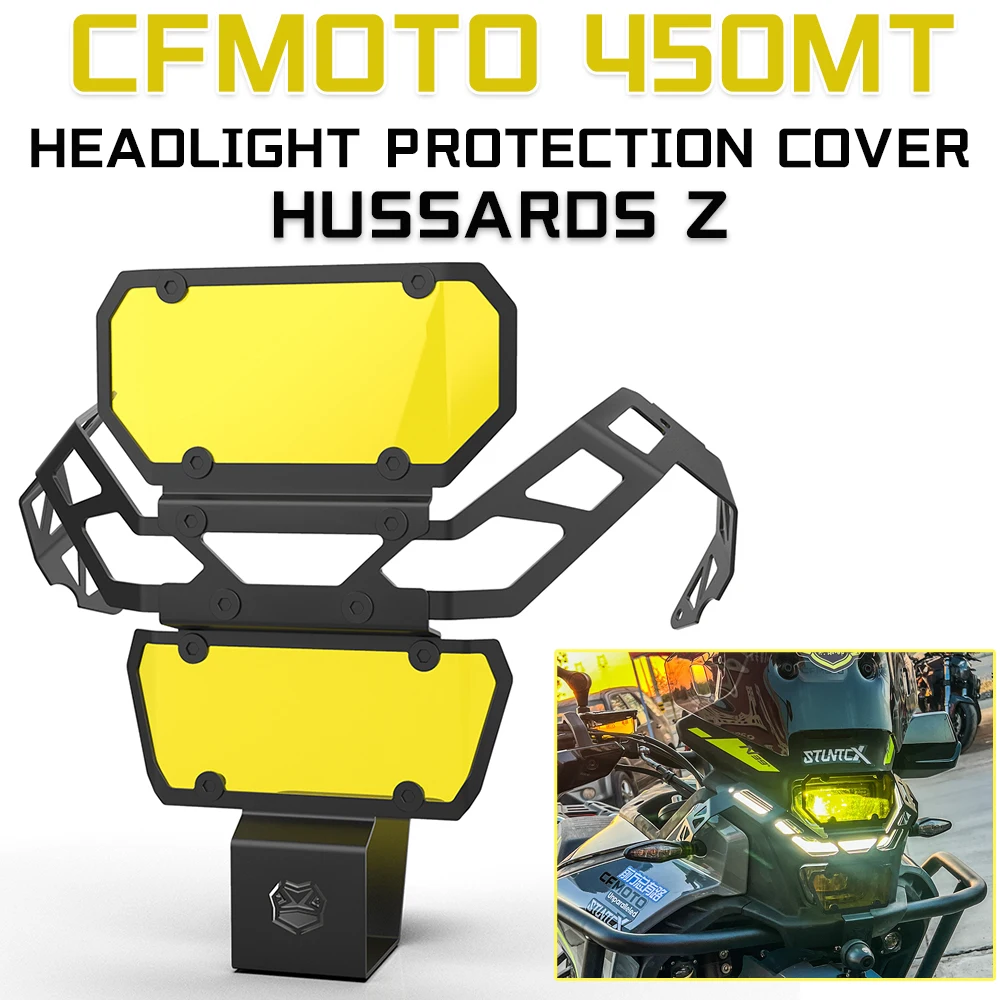 

For CFMOTO 450MT 450 MT MT450 IBEX 450 Motorcycle Headlight Grilles Guard Protector 450MT Headlamp Front Light Protection Cover