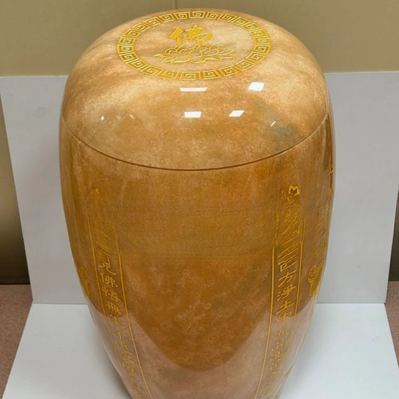 

Buddha character heart sutra big tower, urn, heart sutra, marble