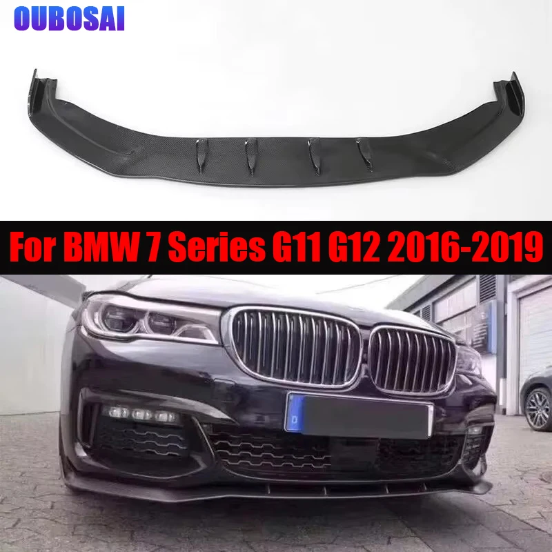 

Для BMW 7 серии M760 G11 G12 2016-2019: карбоновый передний сплиттер, диффузор, накладка на бампер, обвес