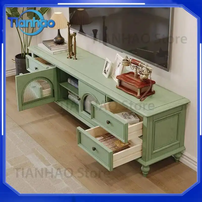 Premium TV Stand with Drawers for Modern Living Room Furniture Storage Luxury Glamour Design TV Stand for Trendy Home Decor