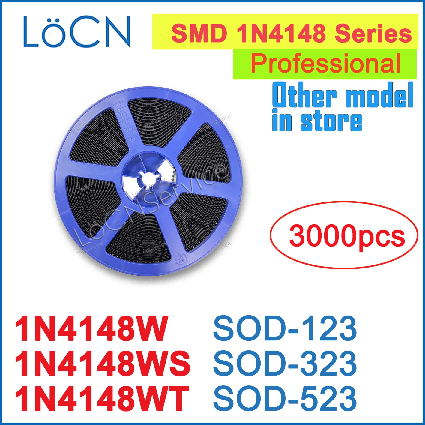 

3000PCS SMD 1N4148 1N4148W 1N4148WS 1N4148WT SOD123 SOD323 SOD523 T4 1206 0603 0805 Diode 1N5819 High Quality LoCN