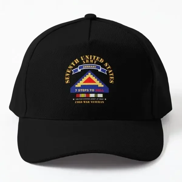

Army 7Th Unites States Army 7 Steps Baseball Cap Hat Casual Hip Hop Women Outdoor Sport Casquette Solid Color Black Snapback