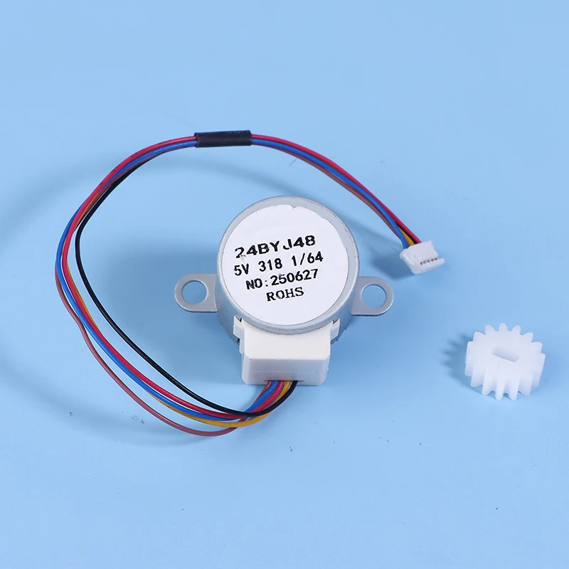 For Heating Shaking Head Mobile Phone Bracket Fan Shaking Head Motor DC Stepper Motor 24BYJ48 5V 2W 6 Rpm Step Gear Motor