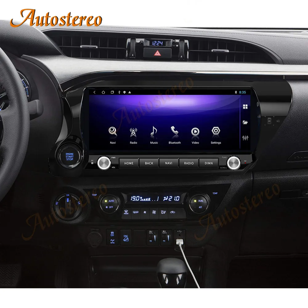 

4G LET Android 13 For Toyota Fortuner For Toyota Hilux 2015-2023 Touch Screen Auto Radio Stereo Head Unit Car Multimedia Player