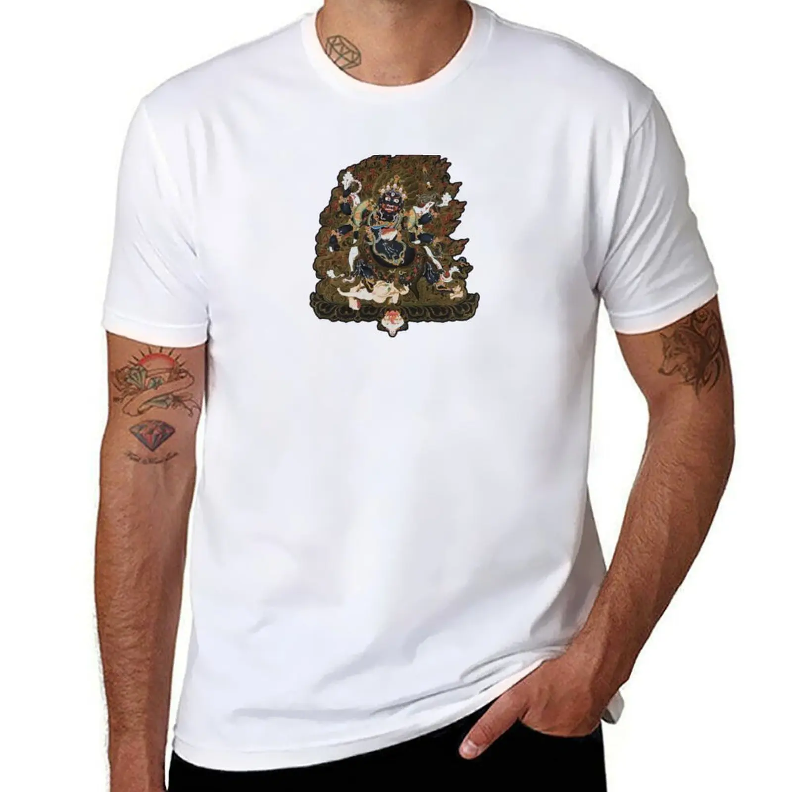 

Mahakala T-Shirt t shirt men 100% cotton luxury brand man t shirts cotton T-Shirt