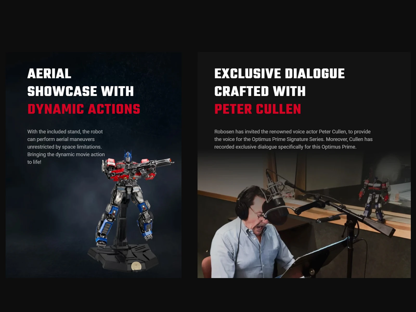 HiPlay Robosen Transformers Optimus Prime Aufstieg der Bestien Signature Roboter QTZPM-SA(L) Limitierte Auflage Actionfiguren