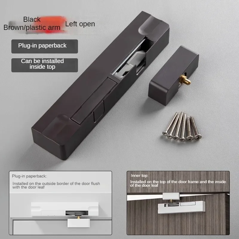 Door Closer Stopper Automatic Closer Lockpestillo Puerta Porta Retratil Closingtope De Ferme Porte Automatique Home Improvement
