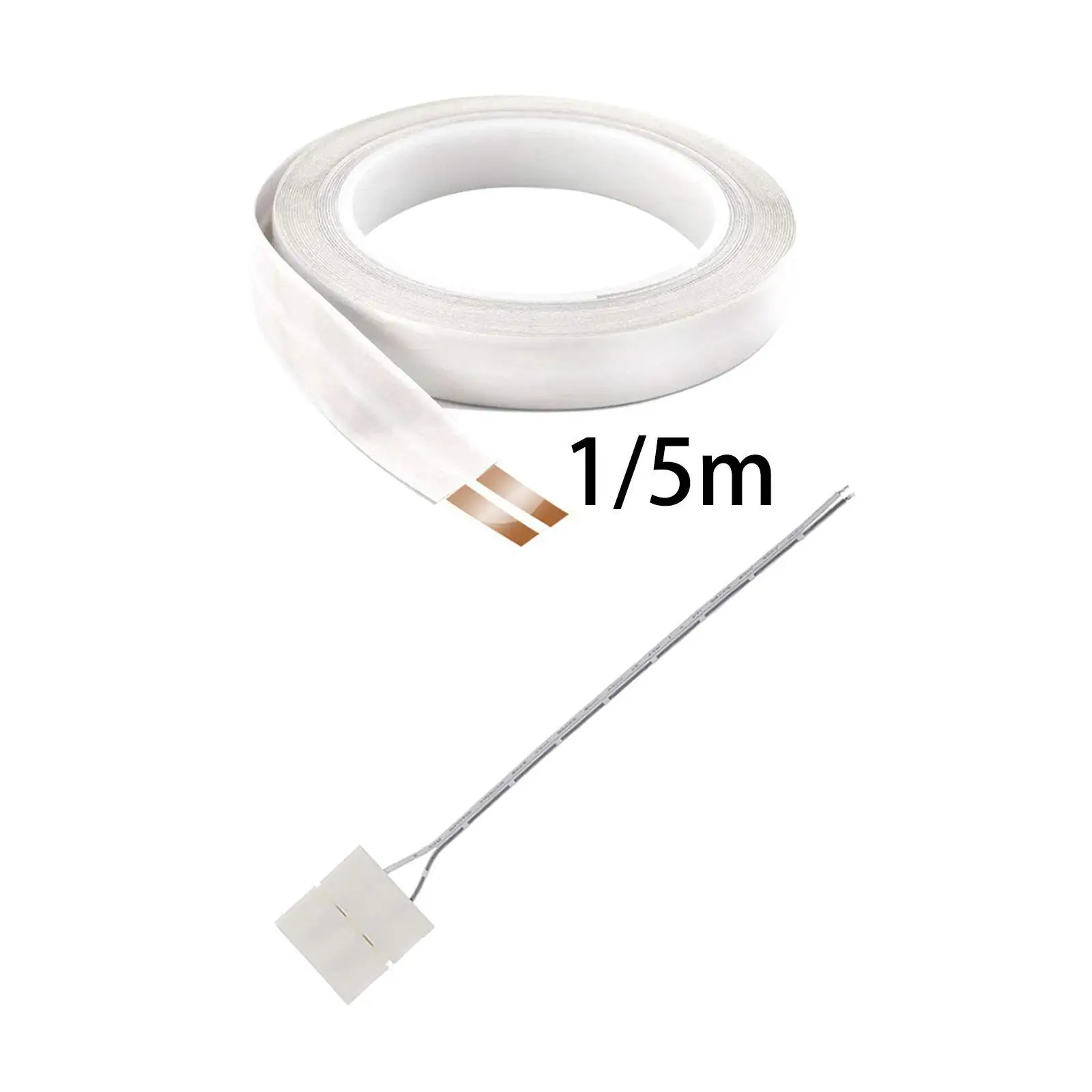 22AWG Electrical Wire 2 Conductor Copper Easy to Use White Extension LED Wire for Strips -fkb25 Connector Indoor Lights Lamp