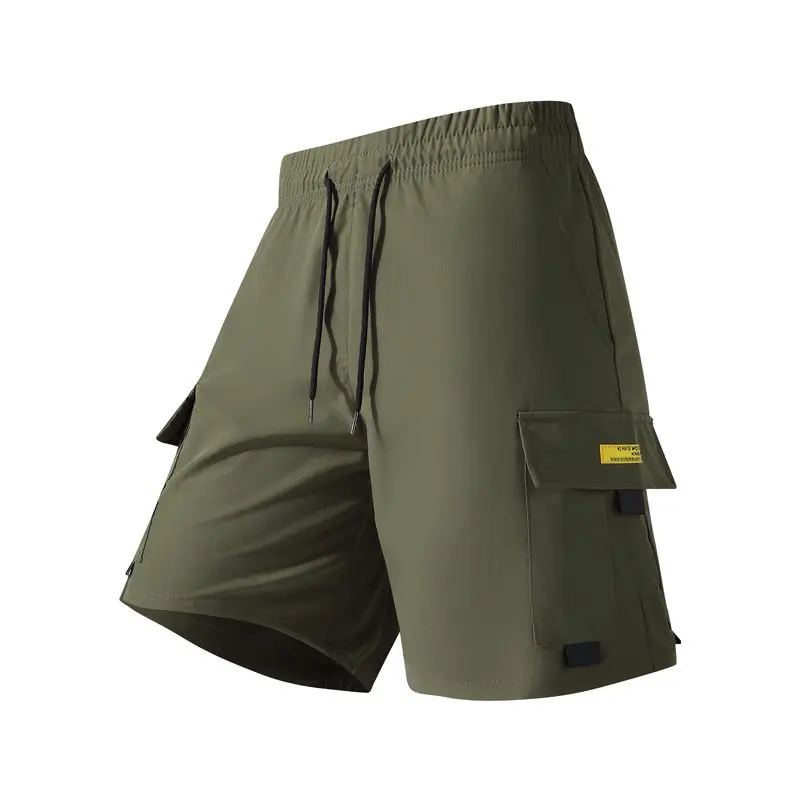 Men's Workwear Short Pants Beach Five-Quarter Cotton Straight Leg Trousers Summer New Arrival Cross-Border European Size