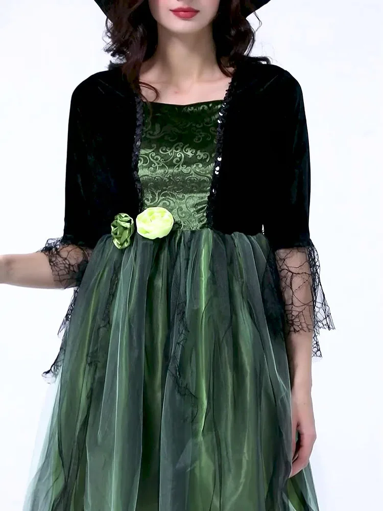 k Spider Witch Costume Skirt loween Par Role Play Transformation Fairy T Costume Polyester Material